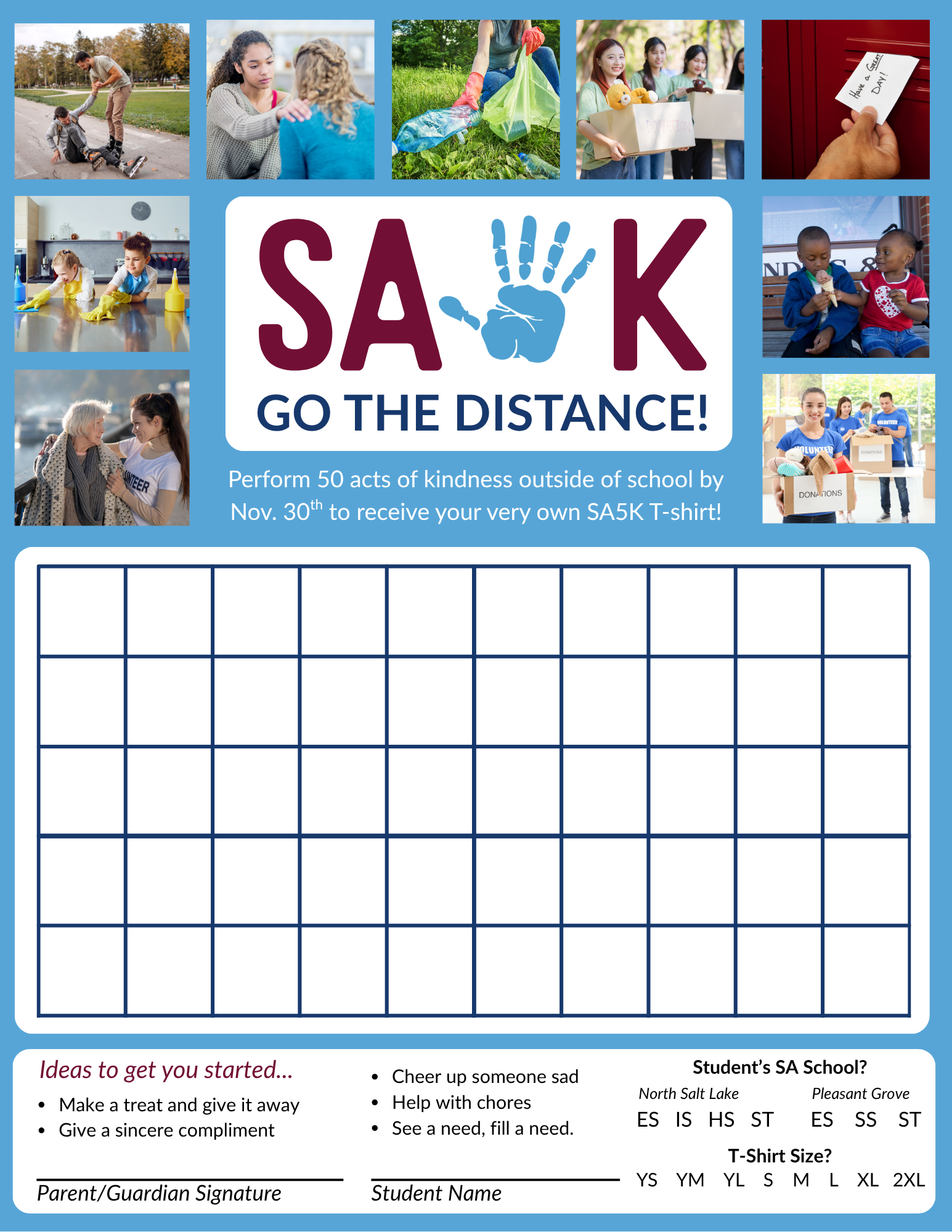 SA5K form tracker